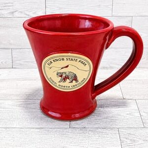Elk Knob State Park North Carolina Pottery Coffee Mug Cup Sunset Hill Stoneware